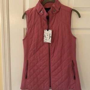 NWT, Market & Spruce Soft Quilted Vest with Plaid lining.